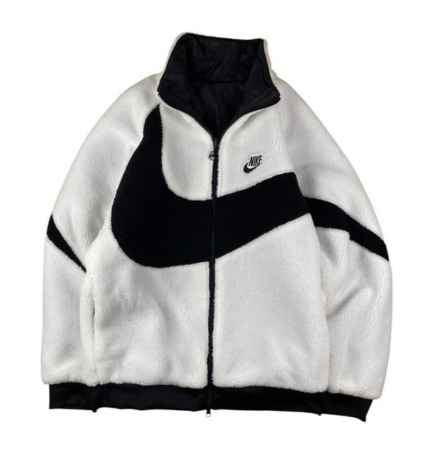 Nike jacket black and white